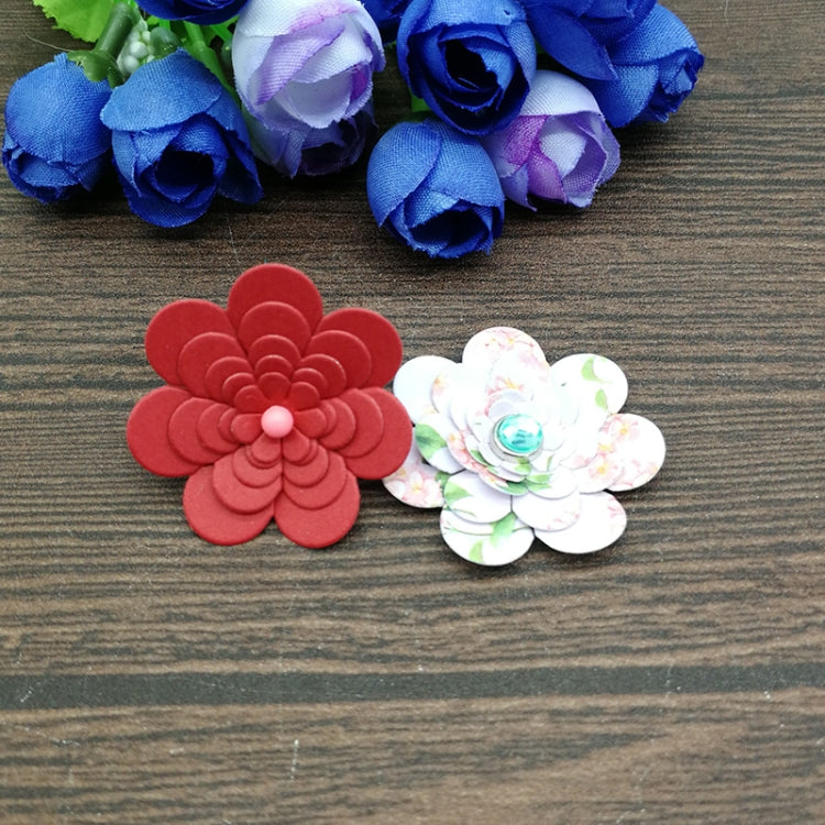 Five Flowers Embossed Carbon Steel Knife Mold DIY Cutting Book Album Greeting Card Making Mold