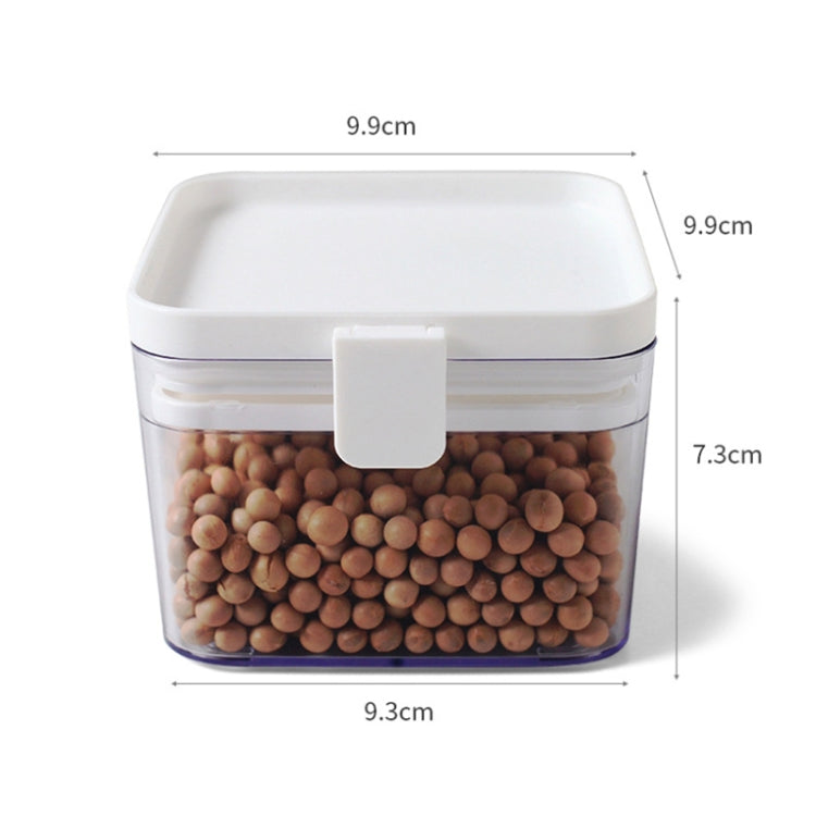 Plastic Sealed Cans Refrigerator Fresh-keeping Box Kitchen Moisture-proof Storage Cans Grains Storage Box Random Color Delivery, Capacity:500ml