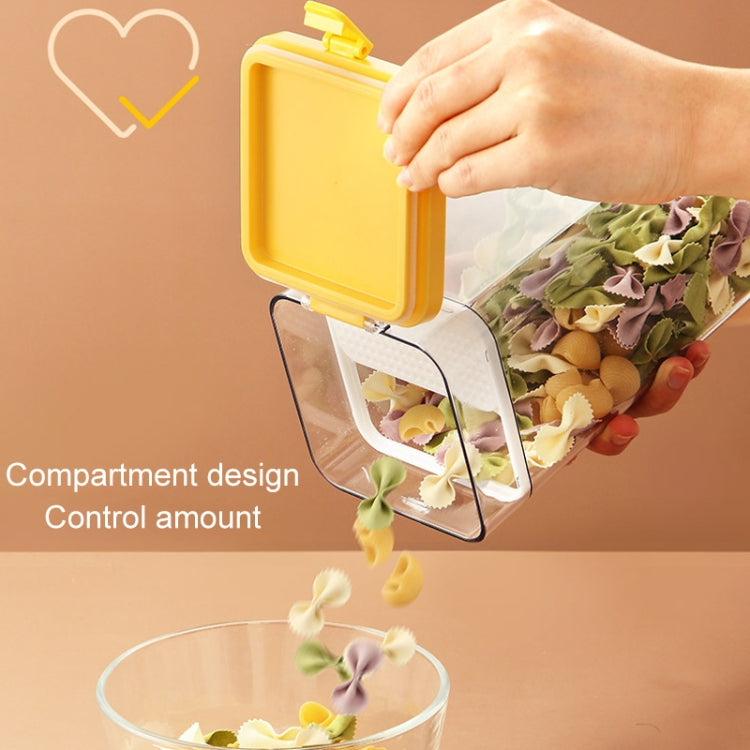 Plastic Sealed Cans Refrigerator Fresh-keeping Box Kitchen Moisture-proof Storage Cans Grains Storage Box Random Color Delivery, Capacity:500ml