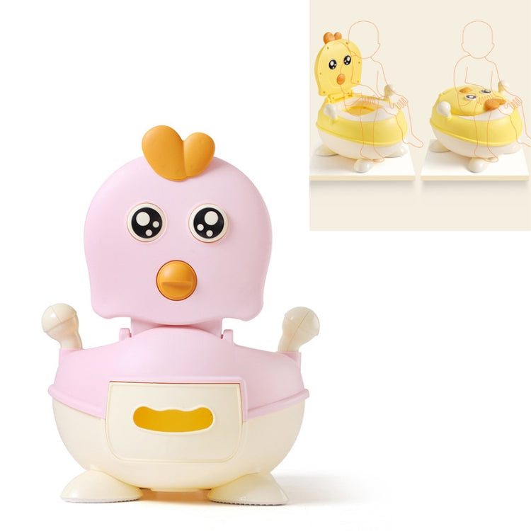 Baby Cute Cartoon Non-slip Toilet(Pink)