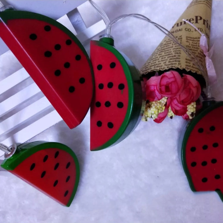 2m 20 LEDs Lantern LED Watermelon Lamp Fruit String Lamp Pendant Creative Decoration Light(Warm White Light)