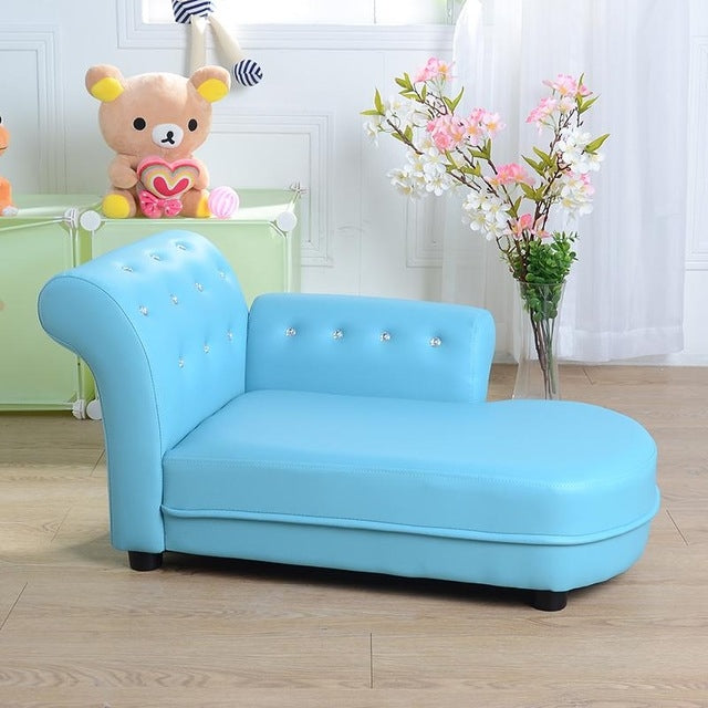 Fashion Kindergarten Leather Art Child Seat Children Sofa Chair Sponge Recliner