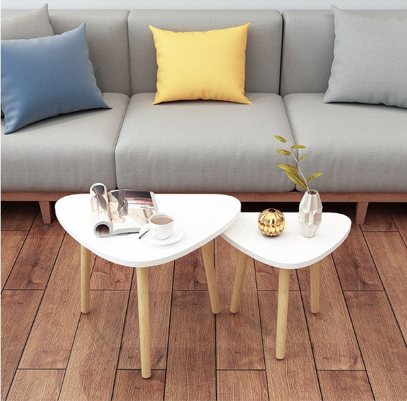 Modern Wooden Tables Desks Set Bedrooms Living Table Bedroom Bedside Table Home Furniture, Size:45x29.5x40cm