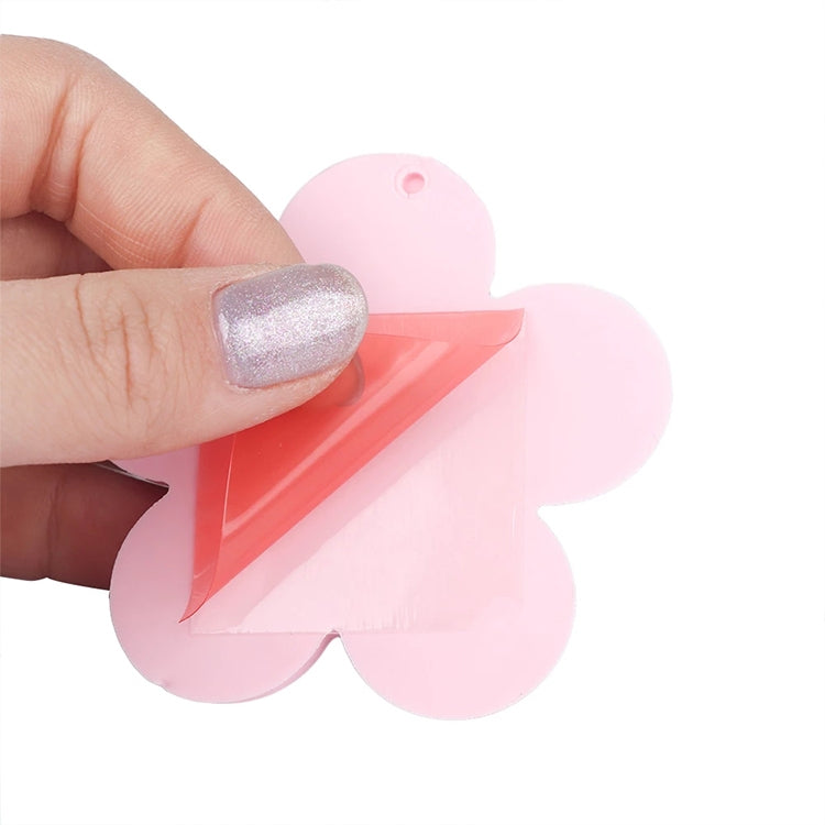 2 PCS Practical Silicone Cherry Blossom Shape Wall Protector Door Handle Crash Pad Furniture Accessories