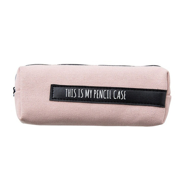 Simple Large Letter School Pencil Case Pen Bag Stationery Office School Supplies Pen Pouch Cosmetic Cases Coin Purse Storage Bags
