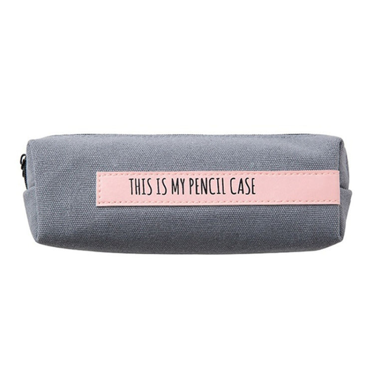 Simple Large Letter School Pencil Case Pen Bag Stationery Office School Supplies Pen Pouch Cosmetic Cases Coin Purse Storage Bags