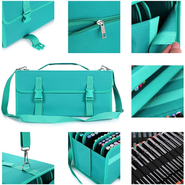 2 PCS Mark Touch Pen Bag Sketch Storage Bag Holders Painting Bag, Size:168 color pencil case