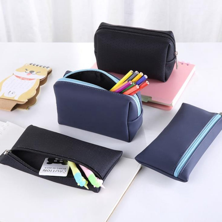 PU Leather Pencil Case Girls Boys School Big Pencil Case Pencil Box Cosmetic Bag School Supplies Stationery Gift