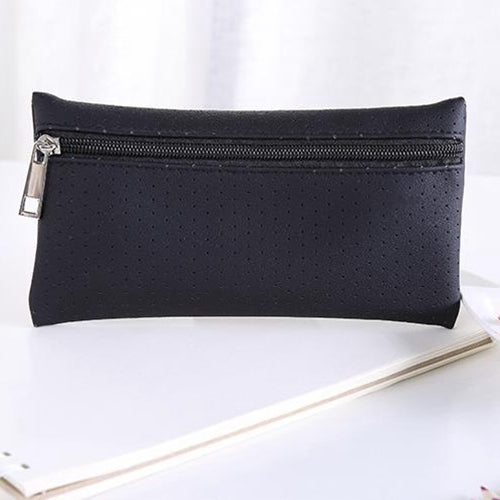 PU Leather Pencil Case Girls Boys School Big Pencil Case Pencil Box Cosmetic Bag School Supplies Stationery Gift