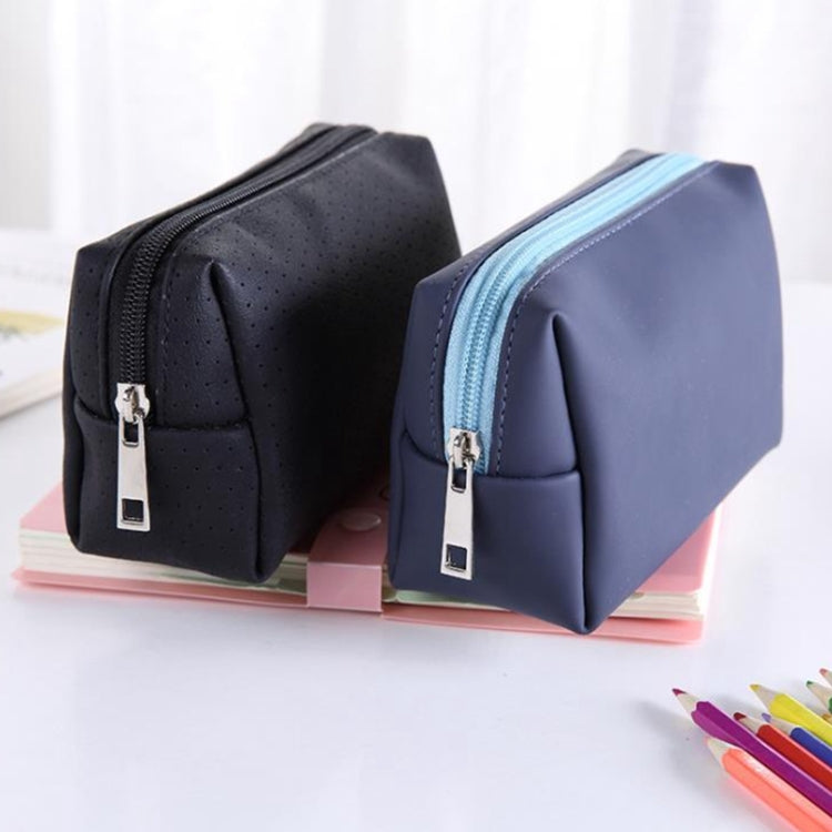 PU Leather Pencil Case Girls Boys School Big Pencil Case Pencil Box Cosmetic Bag School Supplies Stationery Gift