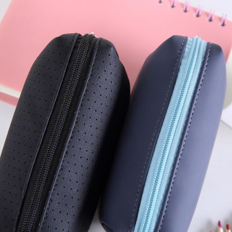 PU Leather Pencil Case Girls Boys School Big Pencil Case Pencil Box Cosmetic Bag School Supplies Stationery Gift