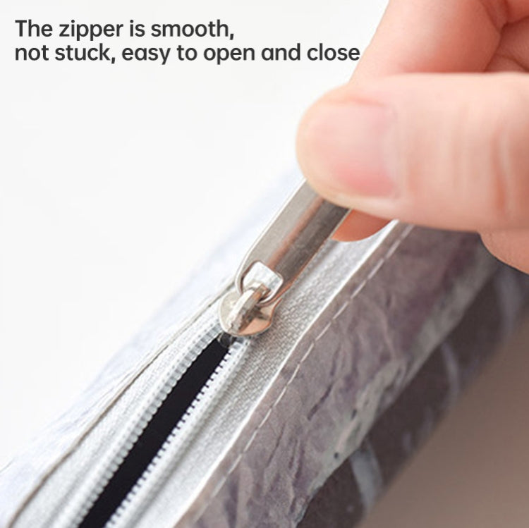 Creative Pencil Bag Kimbap Rice Cylinder Fashion Cute Printing Zipper Pencil Bag Student Pencil Case