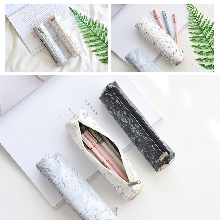 Creative Pencil Bag Kimbap Rice Cylinder Fashion Cute Printing Zipper Pencil Bag Student Pencil Case