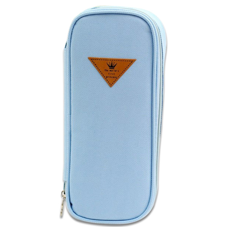 Rectangle Flip Design Pinkycolor Pen Box Pencil Pouch Student Office Stationery Zipper Bag