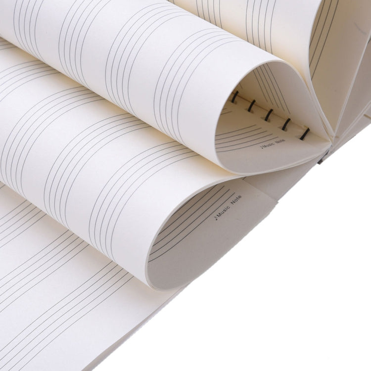 8109897 50 Pages Music Sheet Spiral Notebook Stave Notebook Staff Manuscript Paper Exercise Book