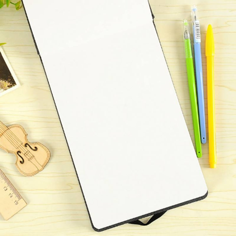 2 PCS A5 Cotton Cloth Watercolor Blank Notepad Child Painting Sketch Doodle Notebook, Size:A5