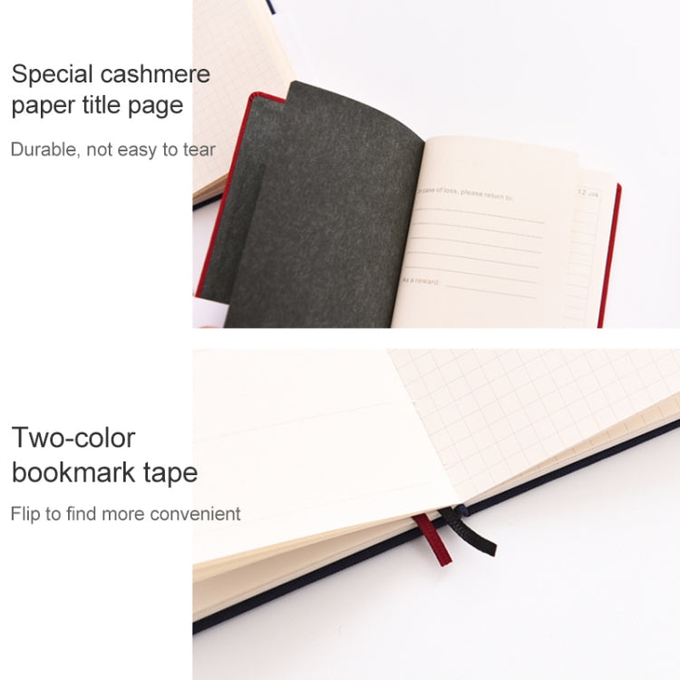 2 PCS Classic Hardcover Office School Weekly Planner Notebooks Stationery Personal Agenda Planner Organizer, Size:A6 18.9x9.4cm