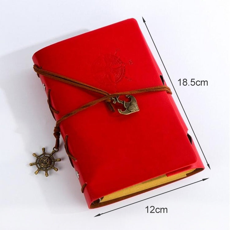 P697 Creative Corsair Anchor Stationery Notepad Office Supplies School Cute Retro Spiral Notebook Diary Book