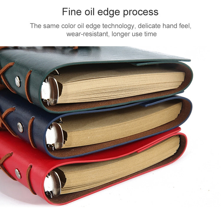 P697 Creative Corsair Anchor Stationery Notepad Office Supplies School Cute Retro Spiral Notebook Diary Book