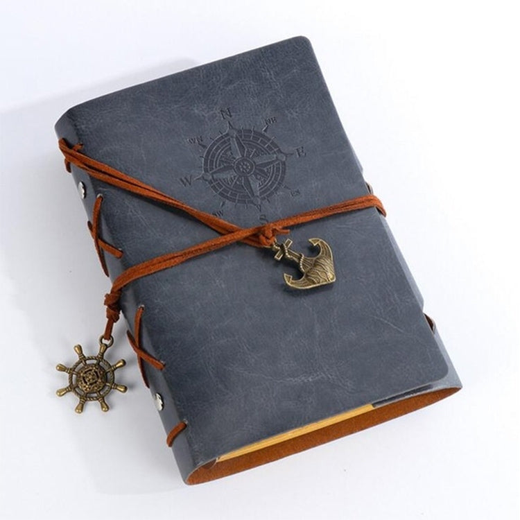 P697 Creative Corsair Anchor Stationery Notepad Office Supplies School Cute Retro Spiral Notebook Diary Book