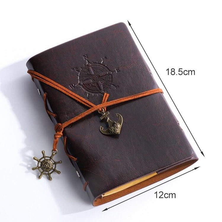 P697 Creative Corsair Anchor Stationery Notepad Office Supplies School Cute Retro Spiral Notebook Diary Book