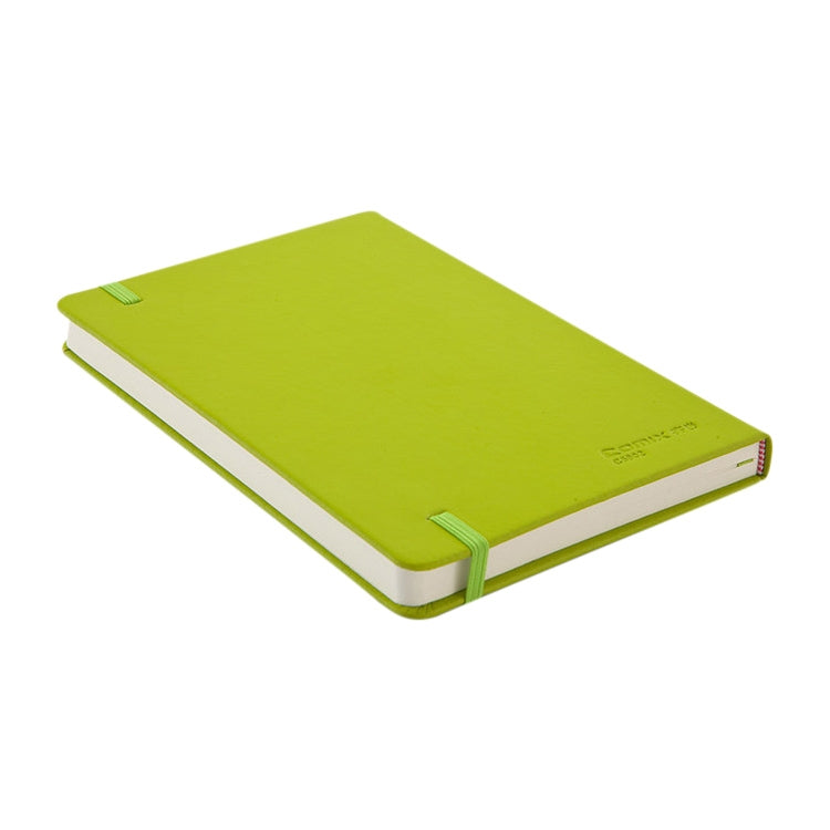 2 PCS 122sheets Notebook Thickened A5 Soft Leather Notepad Color Portable Diary Book Planners Office Stationery(Green)