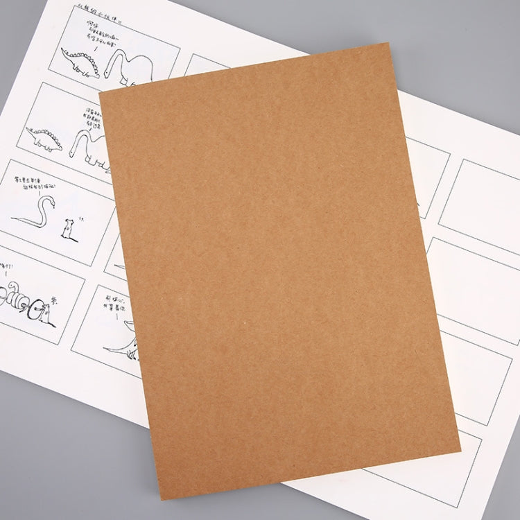 2 PCS 0928 Creative Movie Story Notebook Four Comic Painting Book Diary Book Sketch Book Stationery School Supplies, Size:A5