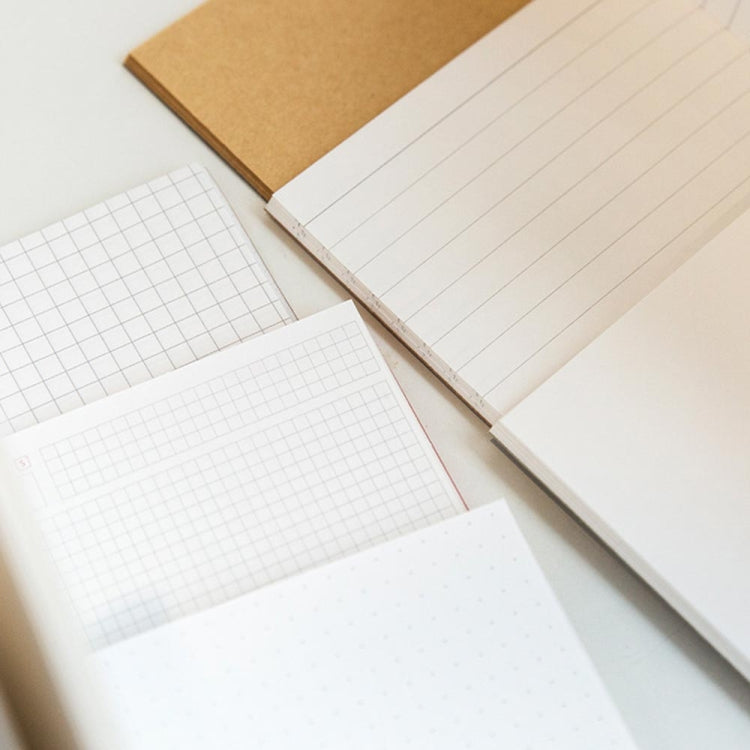 Kraft Traveler Notebook Vintage Notebook Handmade Journal Genuine Leather Diary, Size:12x21cm