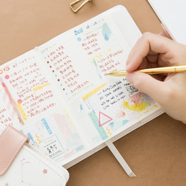 2453 Creative Constellation Schedule Planner Notebook Kawaii Scrapbook Soft Cover Diary Notebooks Office School Supplies