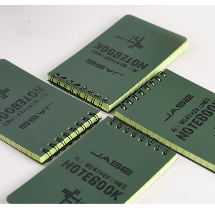 Foreign Language Learning Coil Book Green Waterproof Eye Protection Writing Paper Notebook