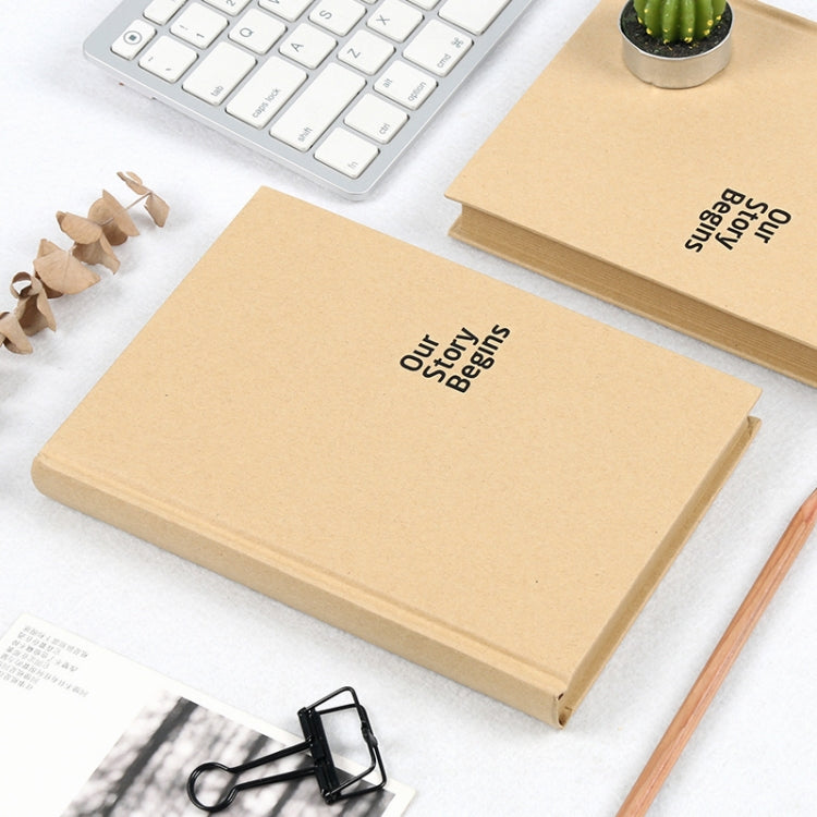 575360974670 Pure Kraft Paper Series Hardcover Notebook A5 Blank Inner Page Simple Notebook Stationery