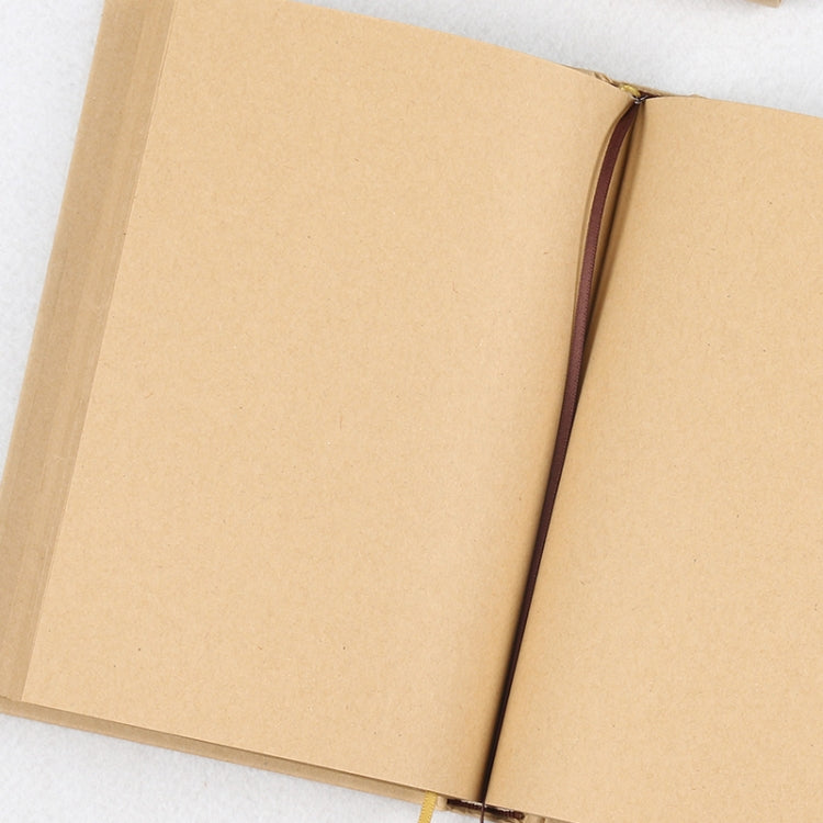 575360974670 Pure Kraft Paper Series Hardcover Notebook A5 Blank Inner Page Simple Notebook Stationery