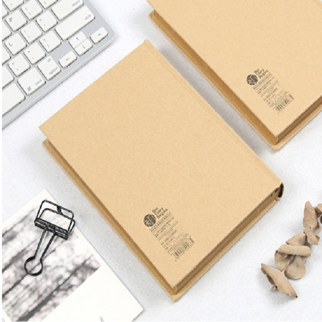 575360974670 Pure Kraft Paper Series Hardcover Notebook A5 Blank Inner Page Simple Notebook Stationery