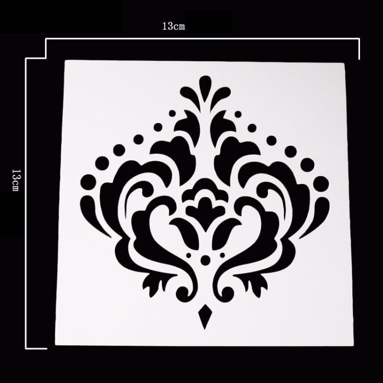 2 PCS Crown Pattern Painting Scrapbooking Mold Coffee DIY Decor Embossing Paper Cards Layering Stencils