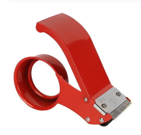 Carton Baler Device Cutter Sealing Machine Tape Dispenser Sealer Holder, Size:2.5 inch Iron Cutter (60mm)