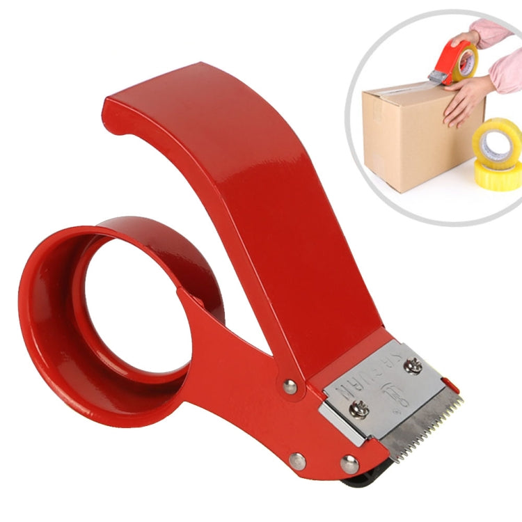 Carton Baler Device Cutter Sealing Machine Tape Dispenser Sealer Holder, Size:2.5 inch Iron Cutter (60mm)