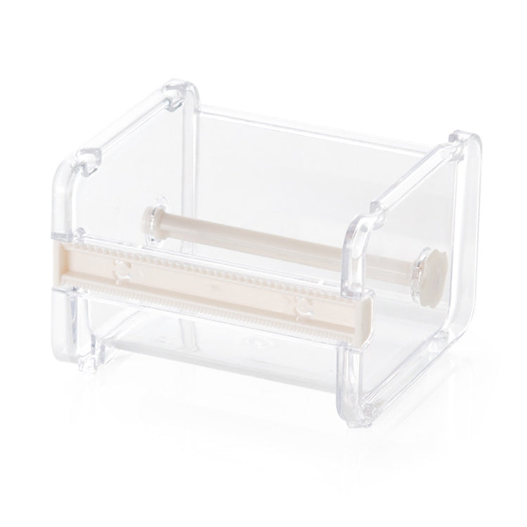 Tape Cutter Office Tape Dispenser Tape Storage Box, Size:10.3x9.1x7.1cm