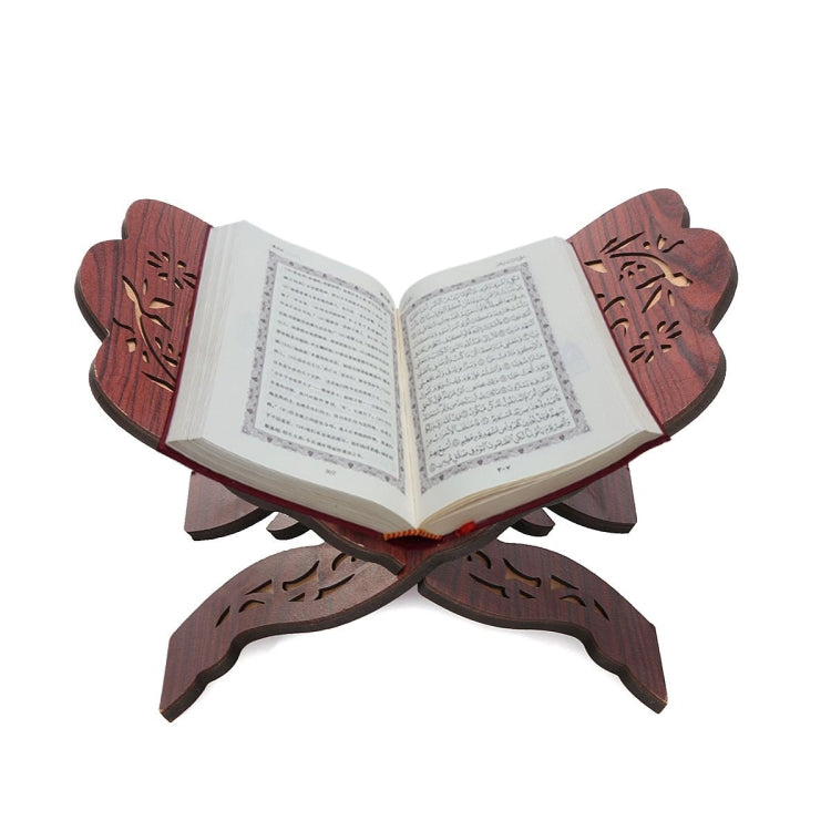Quran Wooden Book Stand Holder Bookends Gift Removable Handmade Wood Book Decoration