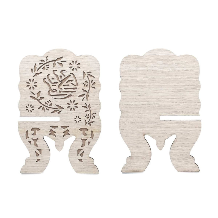 Quran Wooden Book Stand Holder Bookends Gift Removable Handmade Wood Book Decoration