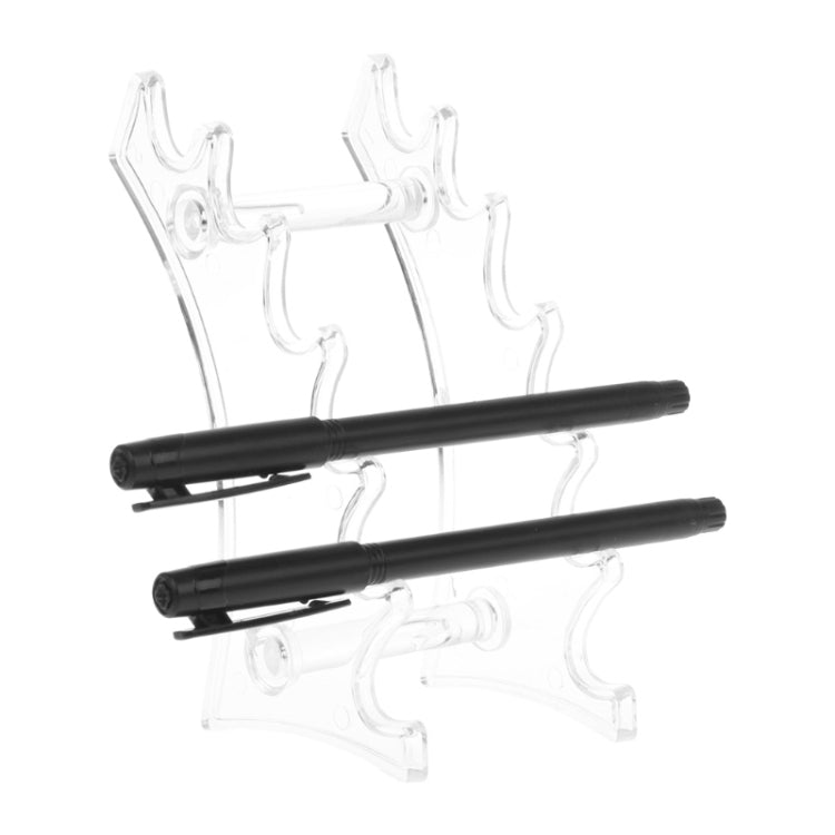 Pen Holders Makeup Brush Eyeshadow Pencil Pen Display Stand 6 Rooms Rack Desk Organizer Stationery