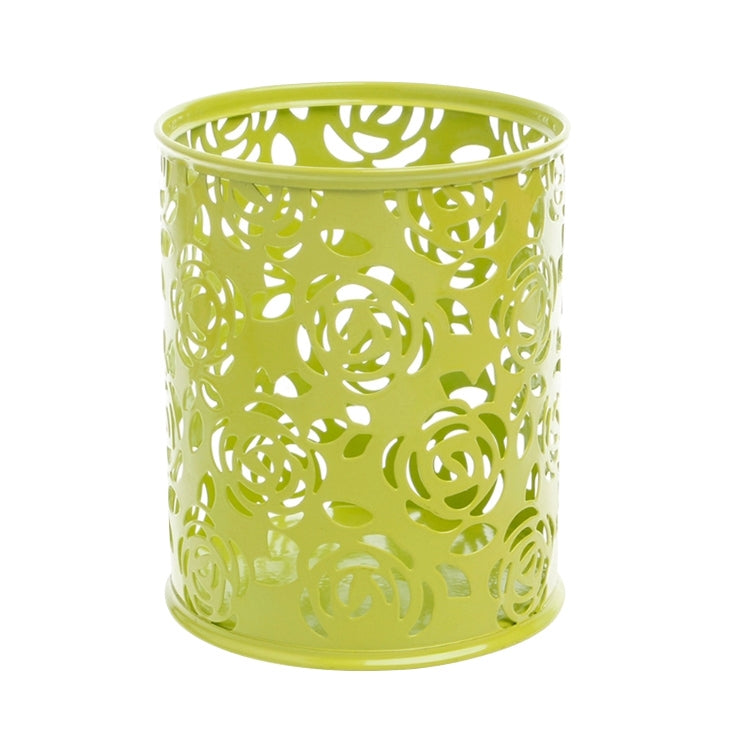 Hollow Flower Brush Storage Pen Pencil Pot Holder Container Desk Organizer