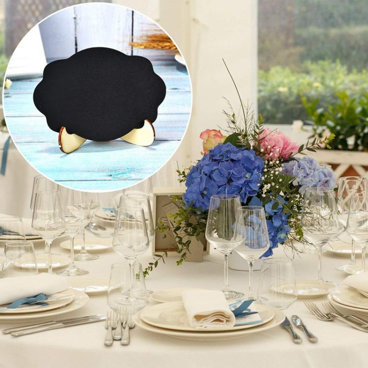 20 Sets Mini Butterfly Chalkboard Signs Small Blackboard with Wooden Frame Easel Kids Craft Party Wedding Decoration