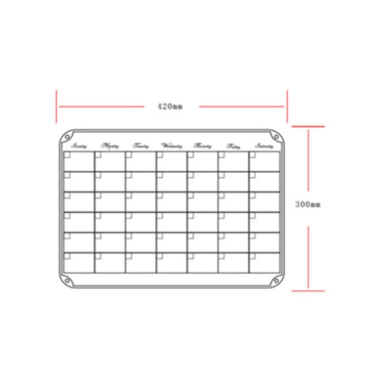 Durable Soft Magnetic Refrigerator Memo Pad Leave Messages Whiteboard