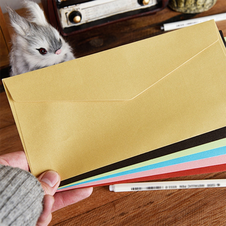 20 PCS Classical Kraft Envelopes Retro Envelope Blank Envelops Office Supplier Stationery(Pink)