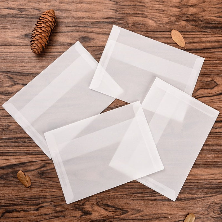 5 PCS Wallet Envelope Vintage Blank Translucent Kraft Paper DIY Gift