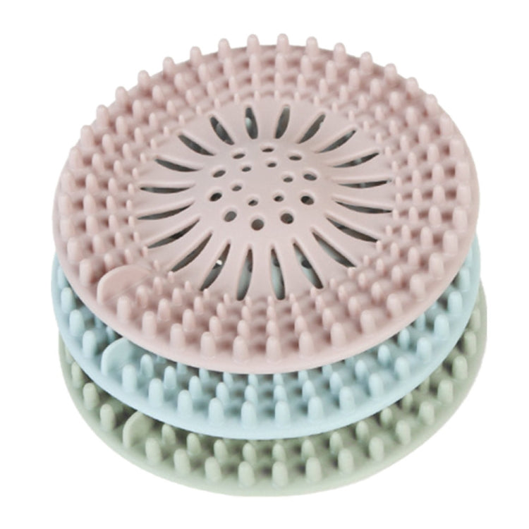 Filter Bathroom Kitchen Sewer Drain Sink Anti Blockage(Blue)