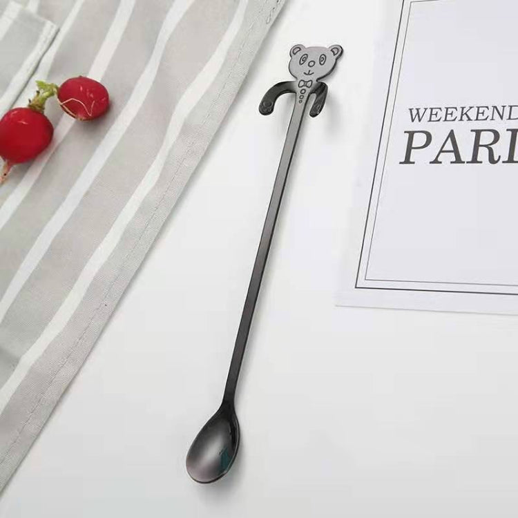 Cute Bear Spoon Long Handle Spoons Coffee Drinking Tools