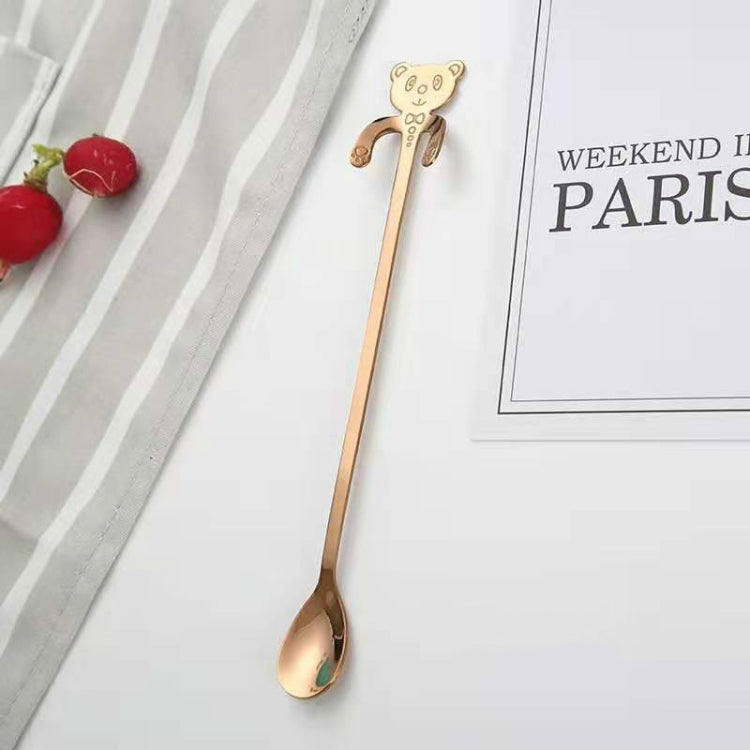 Cute Bear Spoon Long Handle Spoons Coffee Drinking Tools