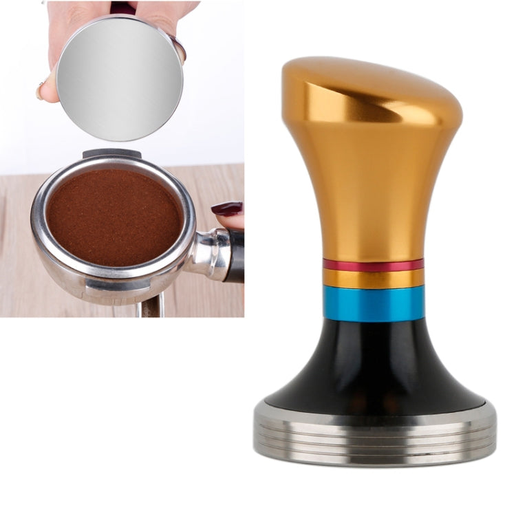 58mm CoffeeTamper Stainless Steel Coffee Powder Hammer Flat Base Powder Press
