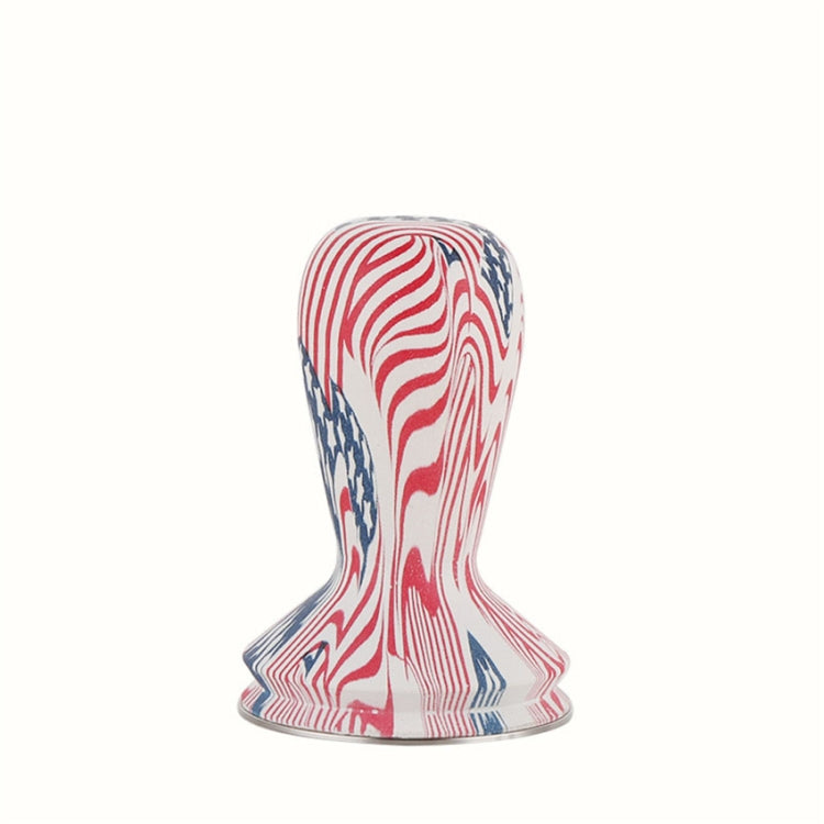 58mm Coffee Tamper Coloured Silicone Frosted Handle Coffee Hammer 304 Stainless Steel Powder Press Coffee Accessories Stripe